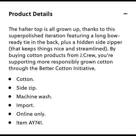 NWT J. Crew violet plaid halter top. - Picture 5 of 10